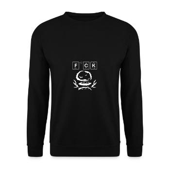 F * ck étudiant en biologie chimique. Cadeau - Sweat-shirt Unisexe - noir - Devant - Alina (178cm) & Michal (187cm)
