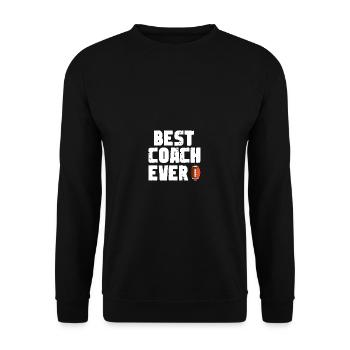 Meilleur entraîneur de tous les temps Cadeau d’entraîneur de football - Sweat-shirt Unisexe - noir - Devant - Alina (178cm) & Michal (187cm)