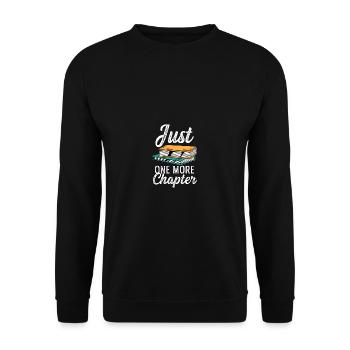 Another Chapter Book Lovers Poison - Unisex Sweatshirt - black - Front - Alina (178cm) & Michal (187cm)