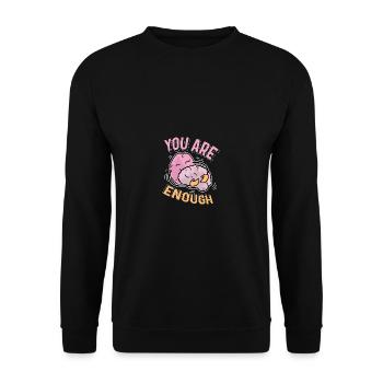 Vous êtes assez aimant personne poison - Sweat-shirt Unisexe - noir - Devant - Alina (178cm) & Michal (187cm)