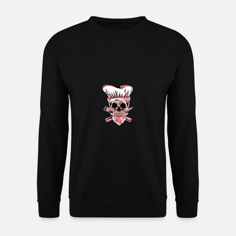 Creepy Chef Head Chef Poison - Unisex Sweatshirt - black