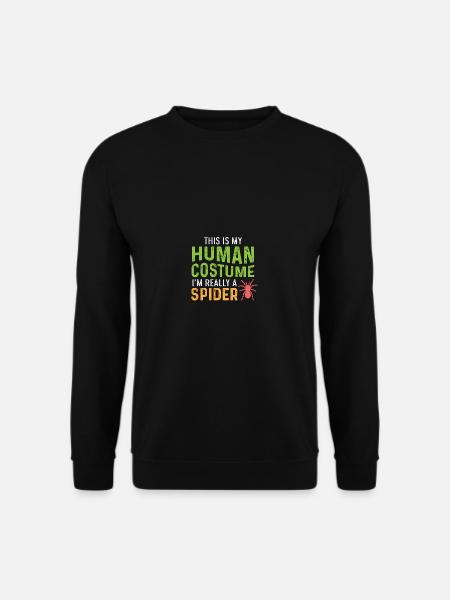 Human costume. Partisans Poison - Unisex Sweatshirt - black
