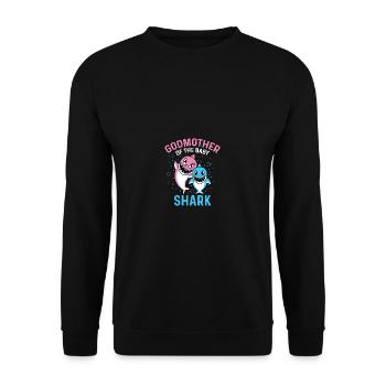 Hai-Mutter Schutzperson Gift - Unisex Pullover - Schwarz - Vorne - Alina (178cm) & Michal (187cm)