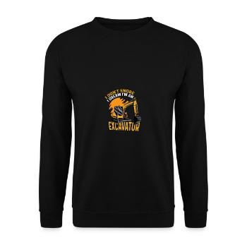 I don't snore factory worker poison - Unisex Sweatshirt - black - Front - Alina (178cm) & Michal (187cm)