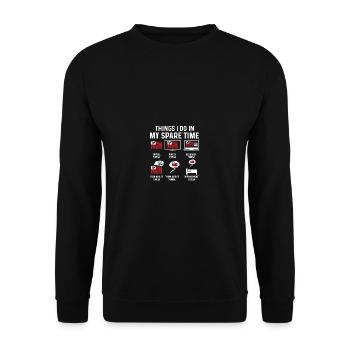 Poison de voyageur de loisirs - Sweat-shirt Unisexe - noir - Devant - Alina (178cm) & Michal (187cm)