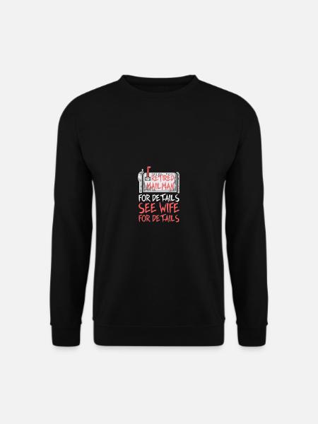 Retired Mailman Postman Gift - Unisex Sweatshirt - black