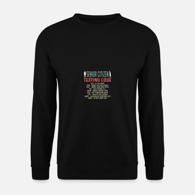 SMS Codes Pensioner Poison - Unisex Sweatshirt - black