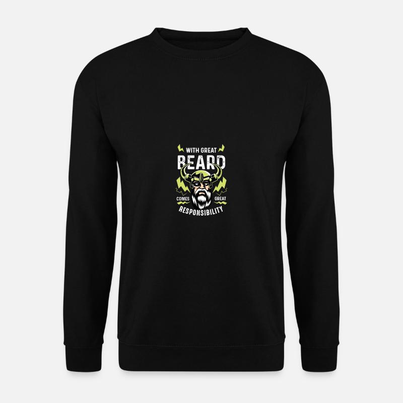 Big Beard Responsible Father Poison - Unisex Sweatshirt - black