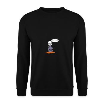 Pet Dog Drôle d’amoureux des chiens. Cadeau - Sweat-shirt Unisexe - noir - Devant - Alina (178cm) & Michal (187cm)
