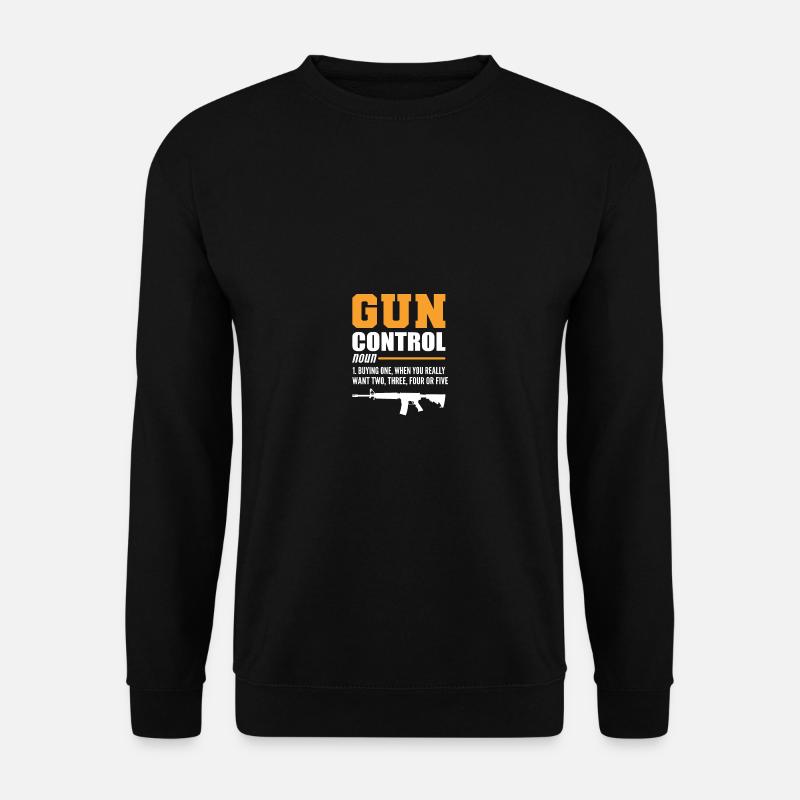 Waffensteuerungsdefinition Sheriff Gift - Unisex Pullover - Schwarz