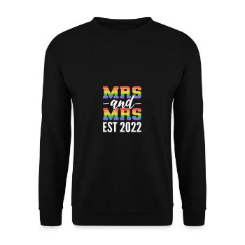 Femme & Femme Transgenre Poison - Sweat-shirt Unisexe - noir - Devant - Alina (178cm) & Michal (187cm)