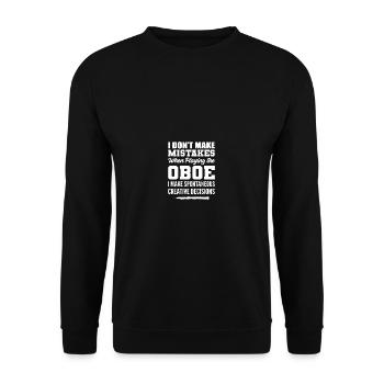 Décisions créatives spontanées Directeur musical Ges - Sweat-shirt Unisexe - noir - Devant - Alina (178cm) & Michal (187cm)