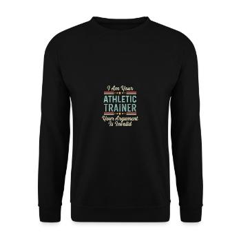 Your argument is invalid Strict Trainer Gesche - Unisex Sweatshirt - black - Front - Alina (178cm) & Michal (187cm)