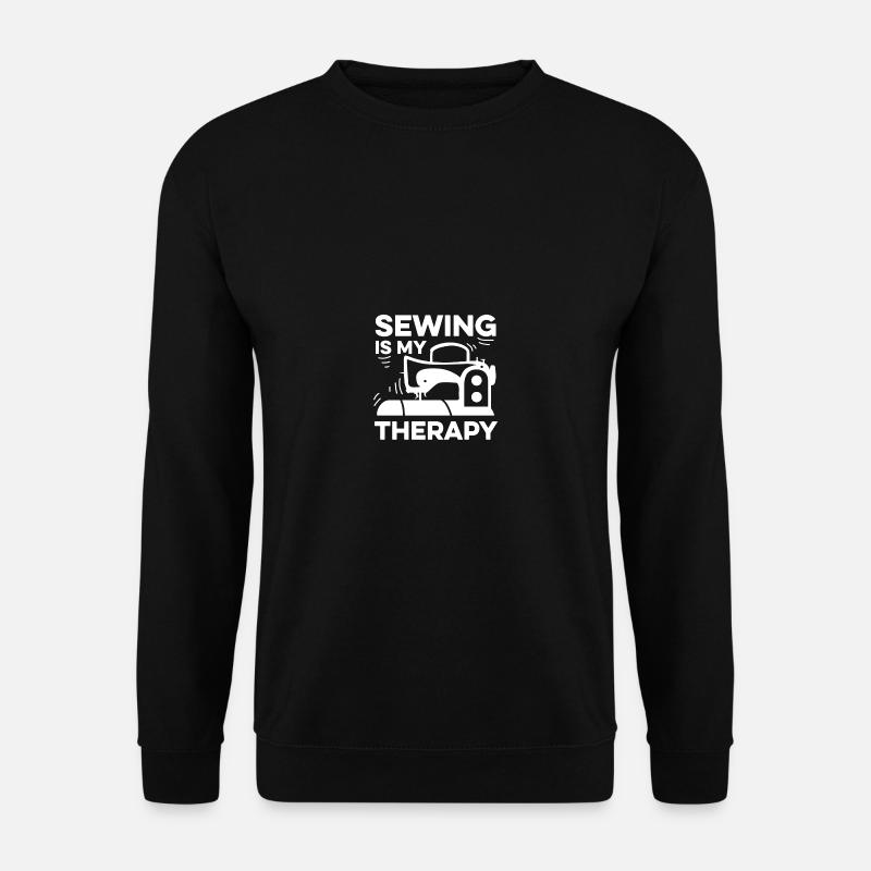 My Therapy Quilter Poison - Unisex Sweatshirt - black