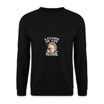 Sur la haie en direct Quiet man poison - Sweat-shirt Unisexe - noir - Devant - Alina (178cm) & Michal (187cm)
