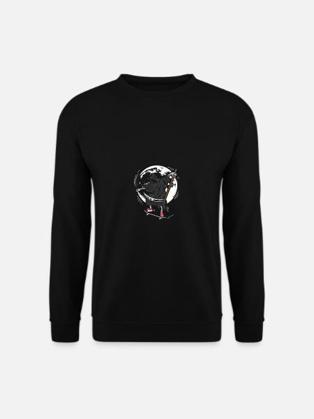 Reaper Skater Athlet Geschenk - Unisex Pullover - Schwarz