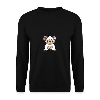 Poison d’éleveur de moutons doux - Sweat-shirt Unisexe - noir - Devant - Alina (178cm) & Michal (187cm)