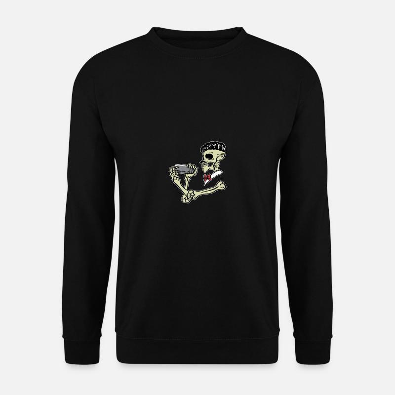 Skeleton Bartender Alcoholic Poison - Unisex Sweatshirt - black