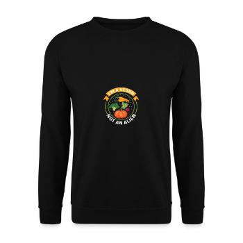 Pas de cadeau de nutritionniste extraterrestre - Sweat-shirt Unisexe - noir - Devant - Alina (178cm) & Michal (187cm)