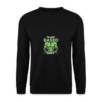 Planté régime bodybuilder poison - Sweat-shirt Unisexe - noir - Devant - Alina (178cm) & Michal (187cm)