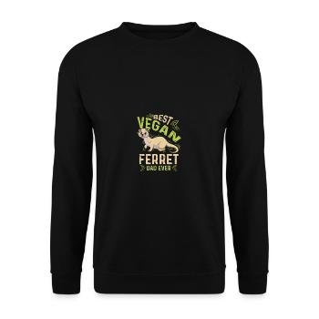 Meilleur cadeau végétalien pour les amoureux des animaux de compagnie - Sweat-shirt Unisexe - noir - Devant - Alina (178cm) & Michal (187cm)