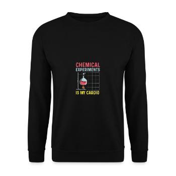 Chemical Elements Stagiaire Docteur Cadeau - Sweat-shirt Unisexe - noir - Devant - Alina (178cm) & Michal (187cm)