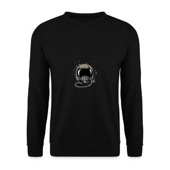 Pilothelm Student Pilot Gift - Unisex Pullover - Schwarz - Vorne - Alina (178cm) & Michal (187cm)