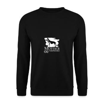 Mutter der Hirten Hundebesitzer Gift - Unisex Pullover - Schwarz - Vorne - Alina (178cm) & Michal (187cm)