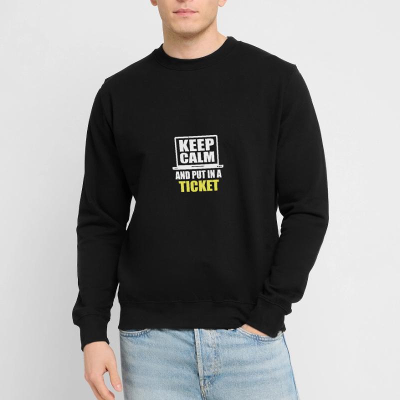Lustiger Computer Technischer Support Tech Helpdes Unisex Pullover