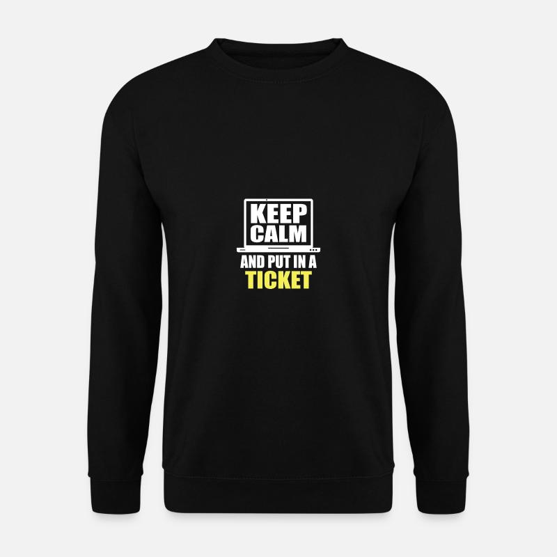 Aide technique informatique amusante - Sweat-shirt Unisexe - noir