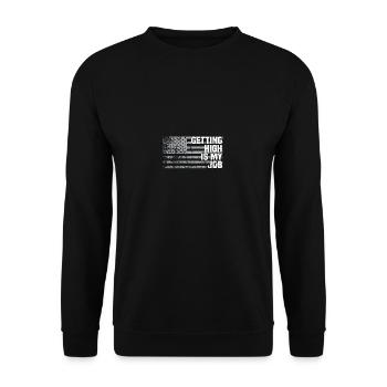 Arboriculteur bûcheron bûcheron drôle chirurgien d’arbre - Sweat-shirt Unisexe - noir - Devant - Alina (178cm) & Michal (187cm)