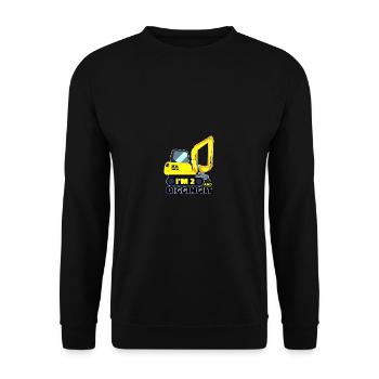 IM 2 et creusez-le Grabger enfants 2 ans 2ème jour - Sweat-shirt Unisexe - noir - Devant - Alina (178cm) & Michal (187cm)