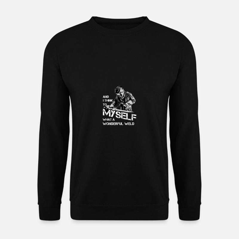 Imagine what a wonderful pig - Unisex Sweatshirt - black