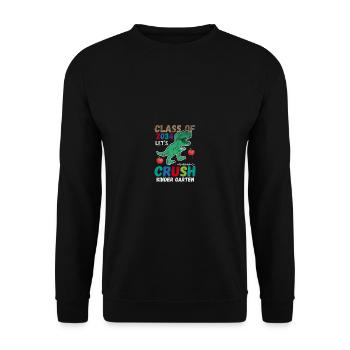 Ready to crush kindergarten 2034 Lust - Unisex Sweatshirt - black - Front - Alina (178cm) & Michal (187cm)