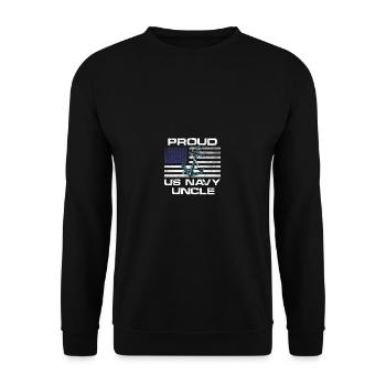 Nous a bénis citation oncle fier - Sweat-shirt Unisexe - noir - Devant - Alina (178cm) & Michal (187cm)