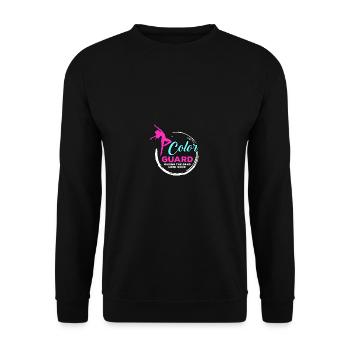 Color watch makes the band funny quote Color Guar - Unisex Sweatshirt - black - Front - Alina (178cm) & Michal (187cm)
