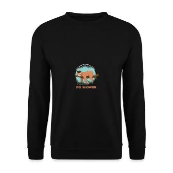 Tout ce que vous pouvez faire une citation amusante peut - Sweat-shirt Unisexe - noir - Devant - Alina (178cm) & Michal (187cm)
