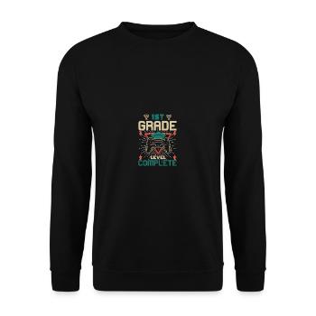 1st Class Complete Gamer Class of 2022 Completion - Unisex Sweatshirt - black - Front - Alina (178cm) & Michal (187cm)
