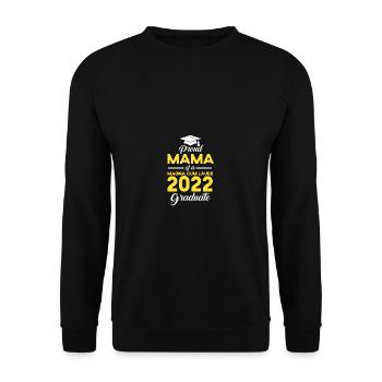 Proud Mama 2022 Magna laude Graduate Class vo - Unisex Sweatshirt - black - Front - Alina (178cm) & Michal (187cm)