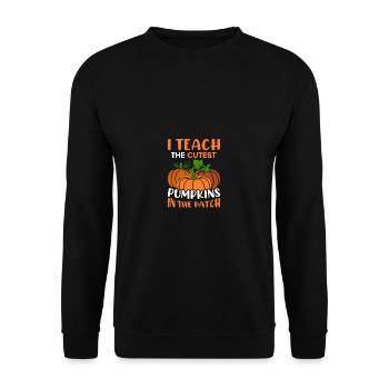 Teacher Halloween Pre-K Teacher Kindergarten Cutest - Unisex Sweatshirt - black - Front - Alina (178cm) & Michal (187cm)