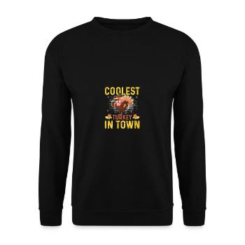 Thanksgiving Kinder Kleinkind Junge coolste Türkei - Unisex Pullover - Schwarz - Vorne - Alina (178cm) & Michal (187cm)
