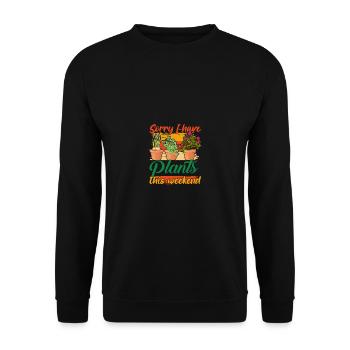 Sorry, I have sweet this weekend - Unisex Sweatshirt - black - Front - Alina (178cm) & Michal (187cm)