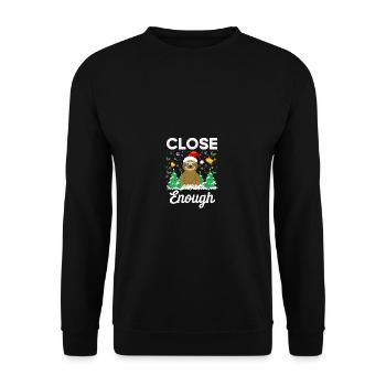 Assez proche Sloth Christmas Santa Sloth Christmas - Sweat-shirt Unisexe - noir - Devant - Alina (178cm) & Michal (187cm)