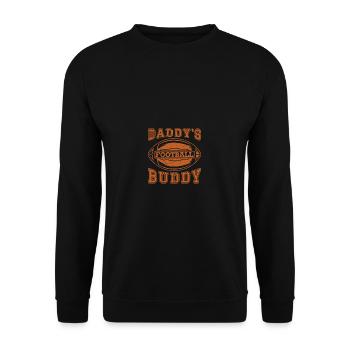 Le joueur de rugby du copain de football de papa - Sweat-shirt Unisexe - noir - Devant - Alina (178cm) & Michal (187cm)