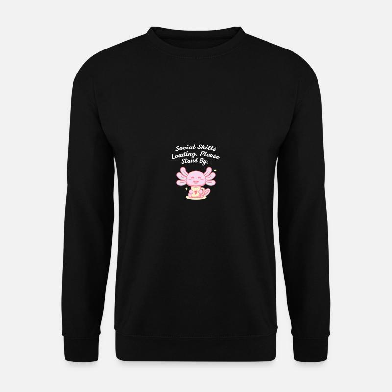Soziale Fähigkeiten Laden Lustig Introvertiert Hum - Unisex Pullover - Schwarz