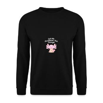 Permettez-moi de le faire à travers un introverti sarcastique - Sweat-shirt Unisexe - noir - Devant - Alina (178cm) & Michal (187cm)
