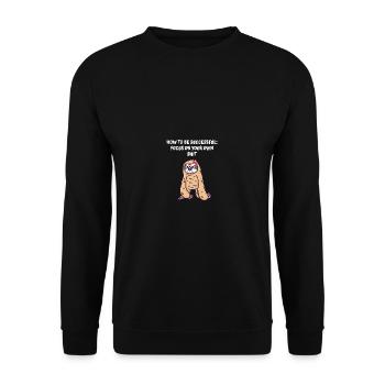 Réussissez sur vos propres plaisirs - Sweat-shirt Unisexe - noir - Devant - Alina (178cm) & Michal (187cm)