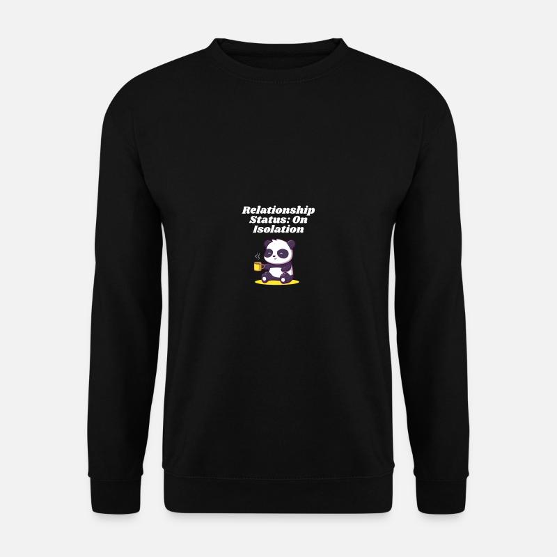Statut relationnel isolé Introvertis uniques - Sweat-shirt Unisexe - noir