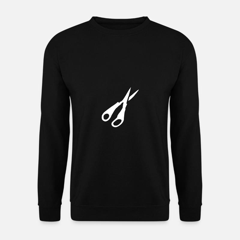 Scissors Silhouette - Unisex Sweatshirt - black