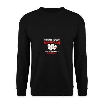 Soyez toujours vous-même, sauf si vous le pouvez - Sweat-shirt Unisexe - noir - Devant - Alina (178cm) & Michal (187cm)